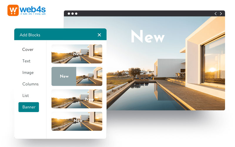 Thiết kế giao diện web bất động sản đẹp mắt và hiện đại