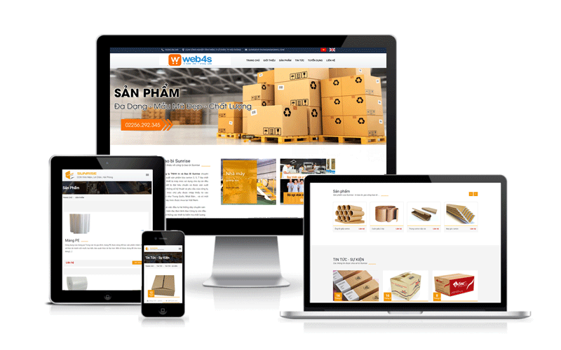 Nguyên tắc Thiết kế website Công ty sản xuất in ấn bao bì