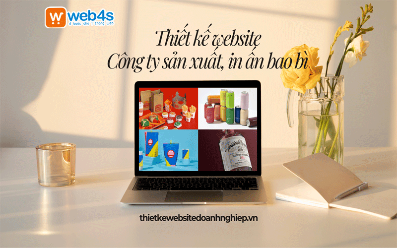 Thiết kế website Công ty sản xuất, in ấn bao bì