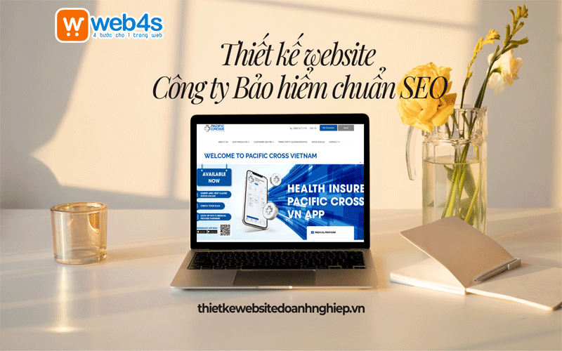 Thiết kế website Công ty Bảo hiểm chuẩn SEO, tăng traffic tốt