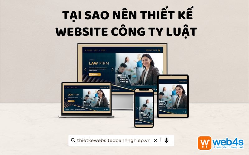Tại sao nên thiết kế website công ty luật