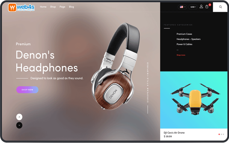 Các tính năng chính khi thiết kế website điện tử điện lạnh