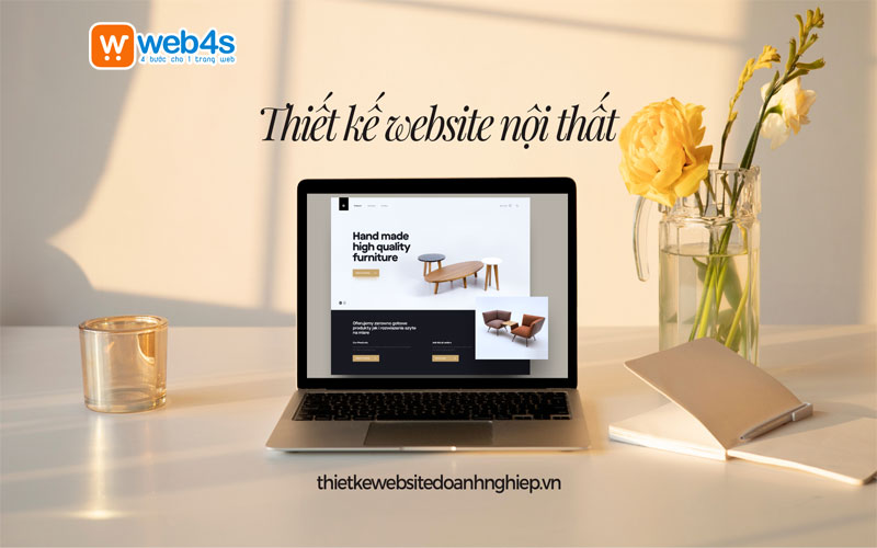 Mẫu Thiết kế website nội thất SANG TRỌNG - HOT năm 2023