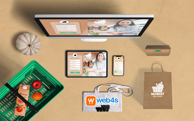 Thiết kế website Siêu thị Mini chuẩn Responsive