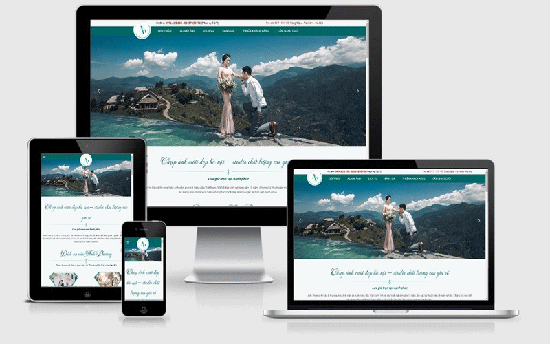 Tầm quan trọng của Thiết kế website studio chụp ảnh cưới