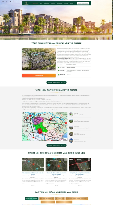 Mẫu website bất động sản 2