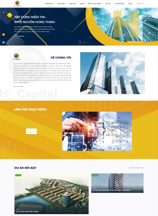 Mẫu website động sản 3