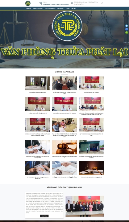 Mẫu website công ty luật 1