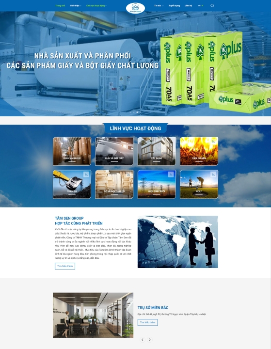 Mẫu website doanh nghiệp 26