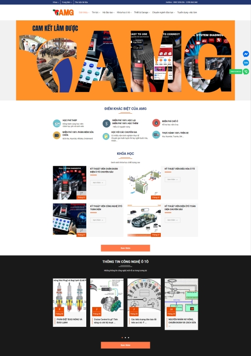 Mẫu website giáo dục - trường học 14