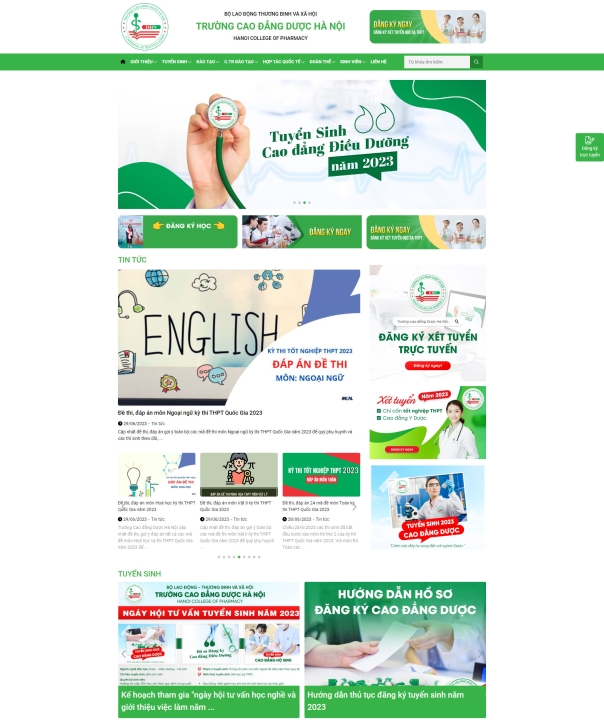 Mẫu website giáo dục -trường học 13