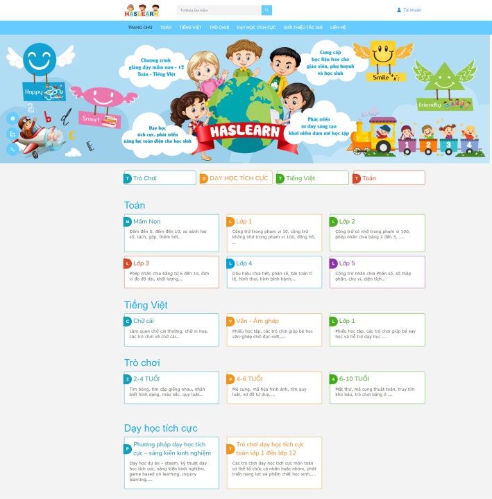 Mẫu website giáo dục- trường học 10