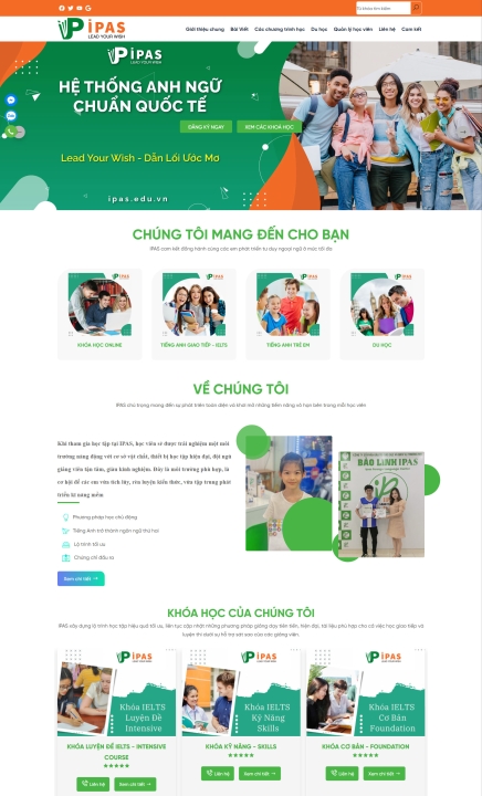 Mẫu website giáo dục - trường học 6