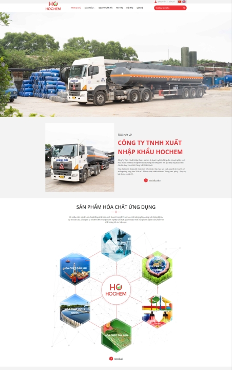 Mẫu website dịch vụ vận tải logistic 5