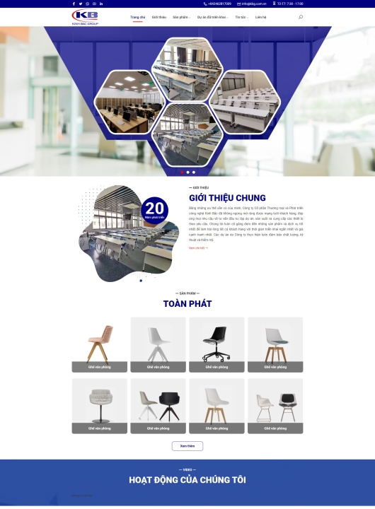 Mẫu website nội thất 9