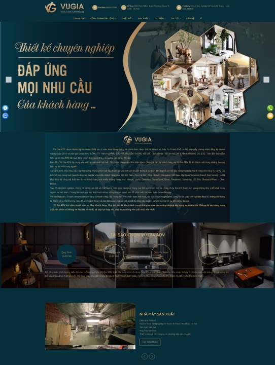 Mẫu website nội thất 18