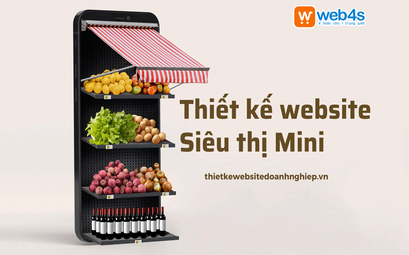 Thiết kế website Siêu thị Mini [CHẤT LƯỢNG - CHUẨN RESPONSIVE]