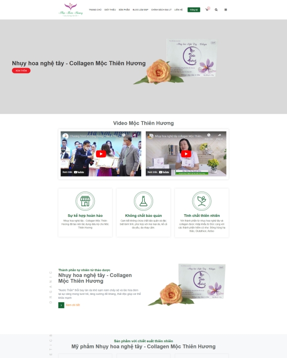 Mẫu website spa - Thẩm mỹ viện