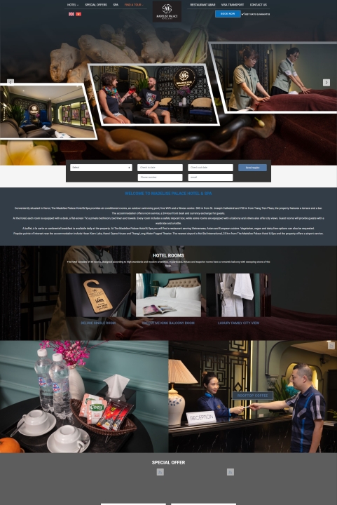 Mẫu website spa - Thẩm mỹ viện 4