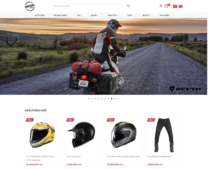 Mẫu website thời trang 9