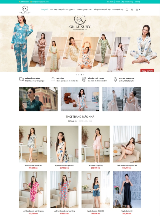 Mẫu website thời trang 8