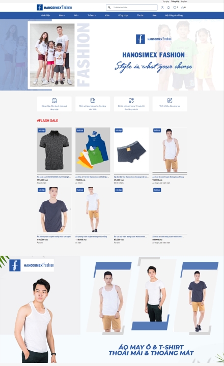 Mẫu website thời trang 5