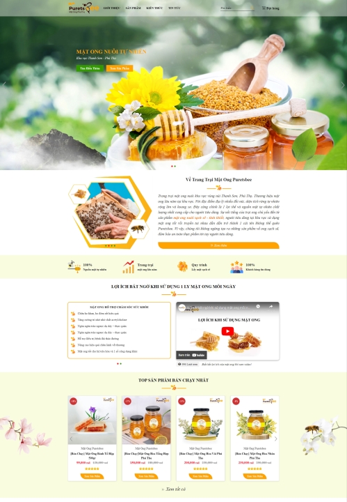 Mẫu website thực phẩm 3