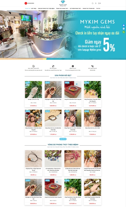 Mẫu website trang sức 4