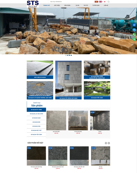 Mẫu website xây dựng 7