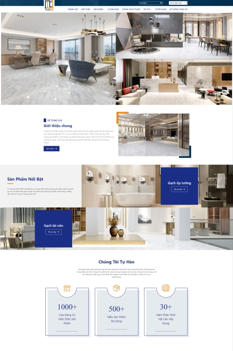 Mẫu website xây dựng 8